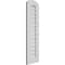 Ekena Millwork Arch Top Surface Mount PVC Gable Vent: Non-Functional, w/ 3-1/2"W x 1"P Standard Frame, 12"W x 40"H GVPAR12X4001SN - alternate 2